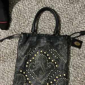Elegant Black and Gold Women's Tote Bag